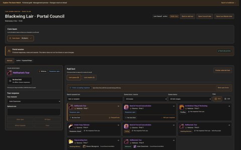 Raider item responses and choices for Loot Council